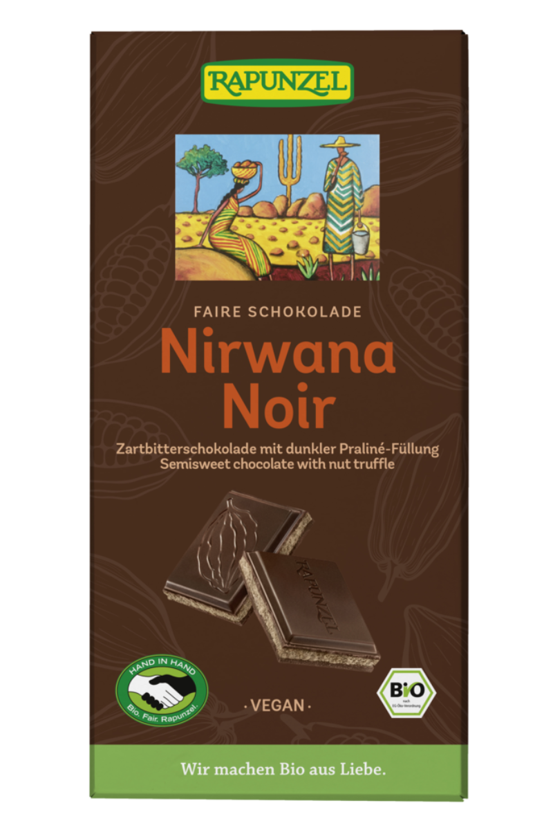Nirwana Noir mit Praliné-Füllung