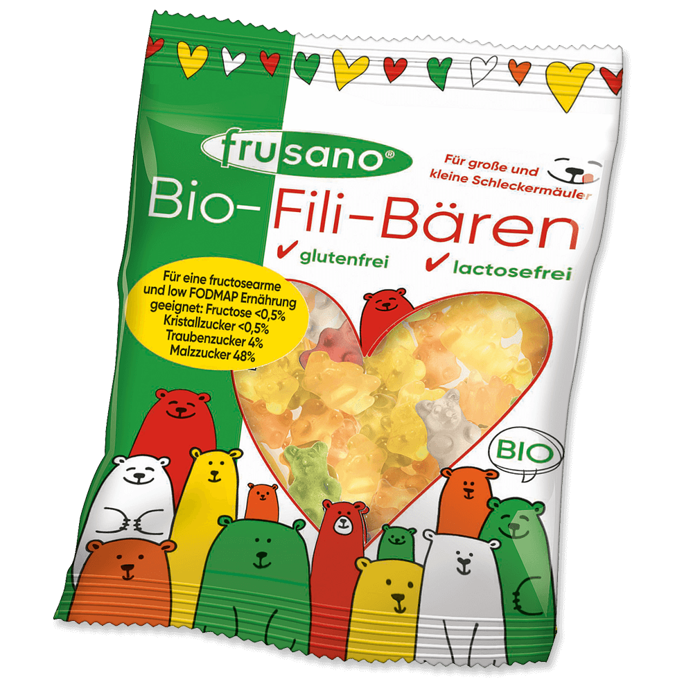 Gummibären mini fructosefrei von Frusano