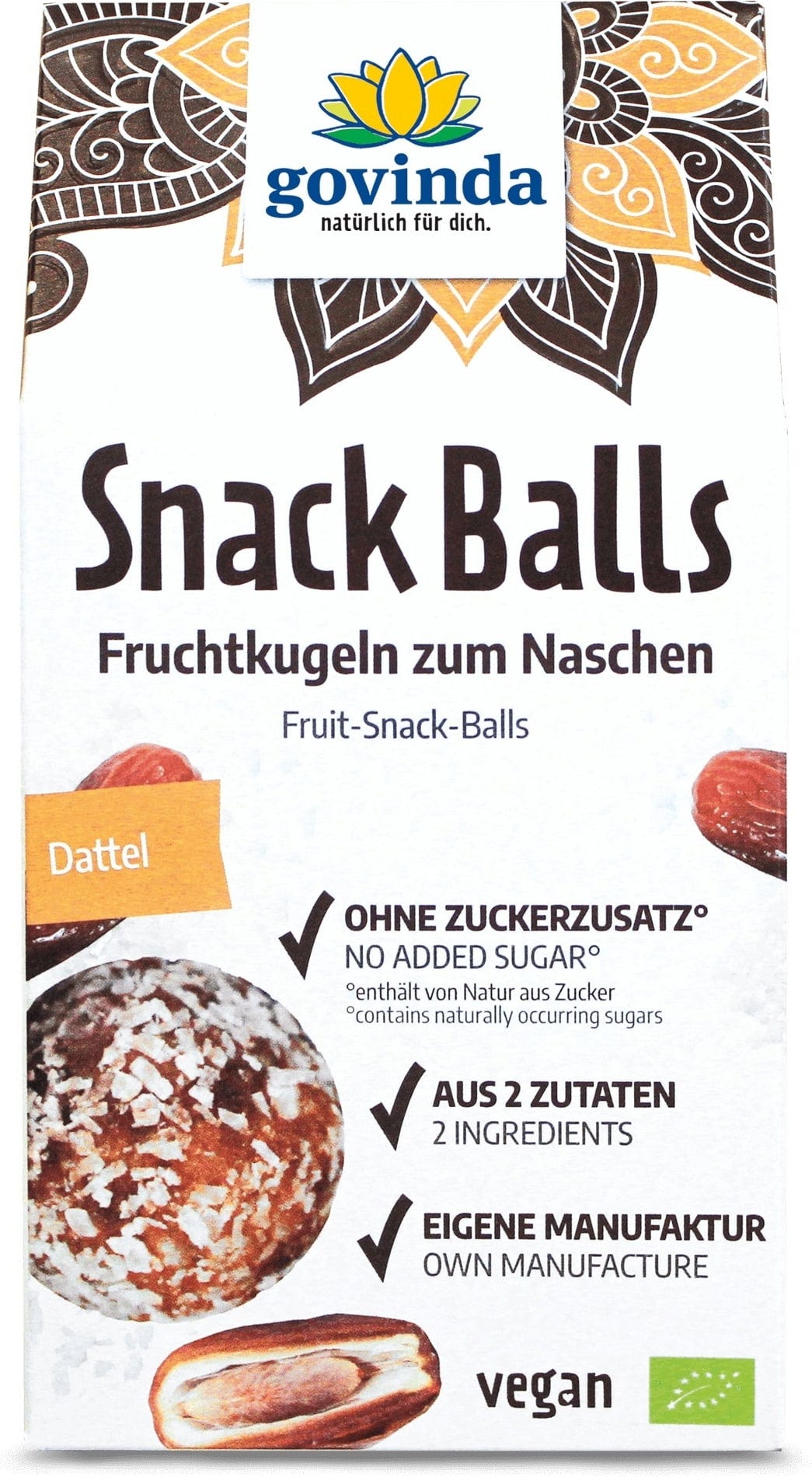 Snack Balls Datteln versch. Sorten